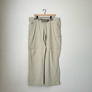 Columbia Mens Omni-Wick Nylon Convertible Cargo Pants Outdoor Hike Size 40 x 34